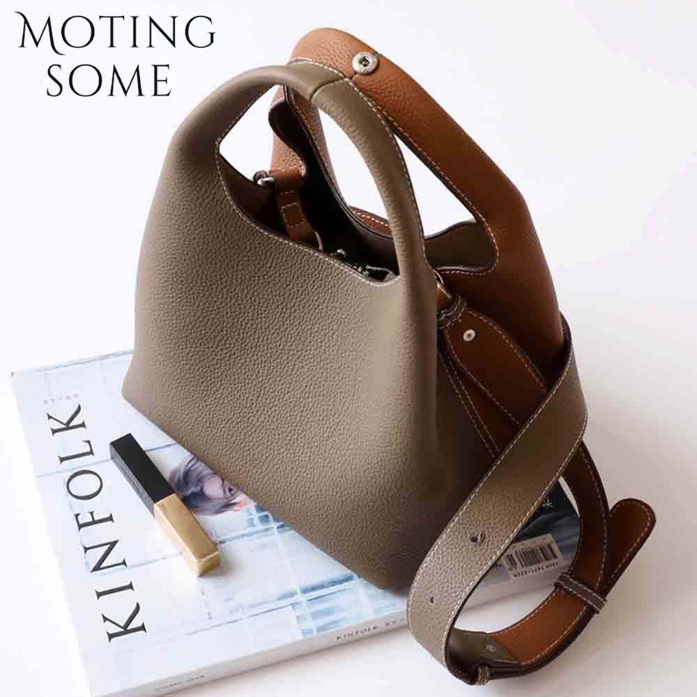 Women Bags On Sale - Motingsome retalhos estilo feminino balde saco