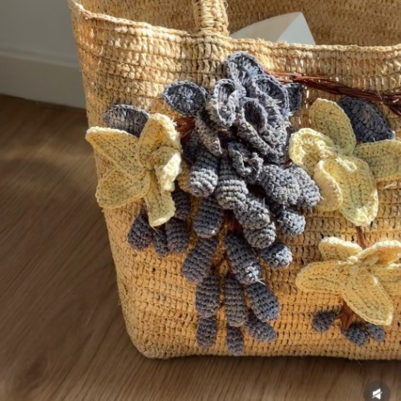 Nova Bolsa de Praia Artesanal  - Women'S Raffia Bags avaliação e preço