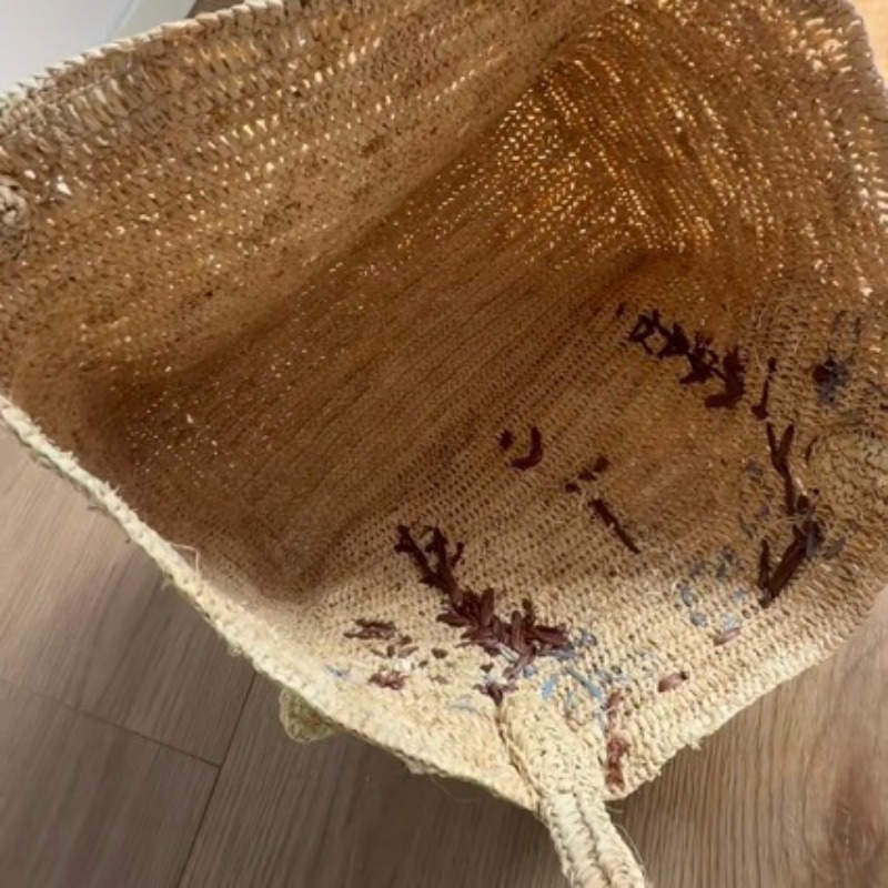 Nova Bolsa de Praia Artesanal  - Women'S Raffia Bags avaliação e preço