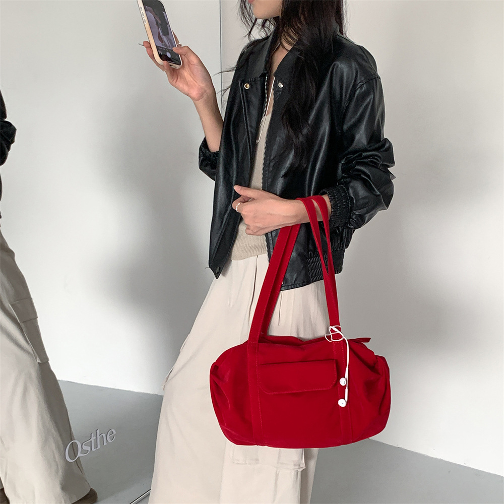 Bolsas Boston de veludo vintag - Women Hand Bags For Office avaliação e preço