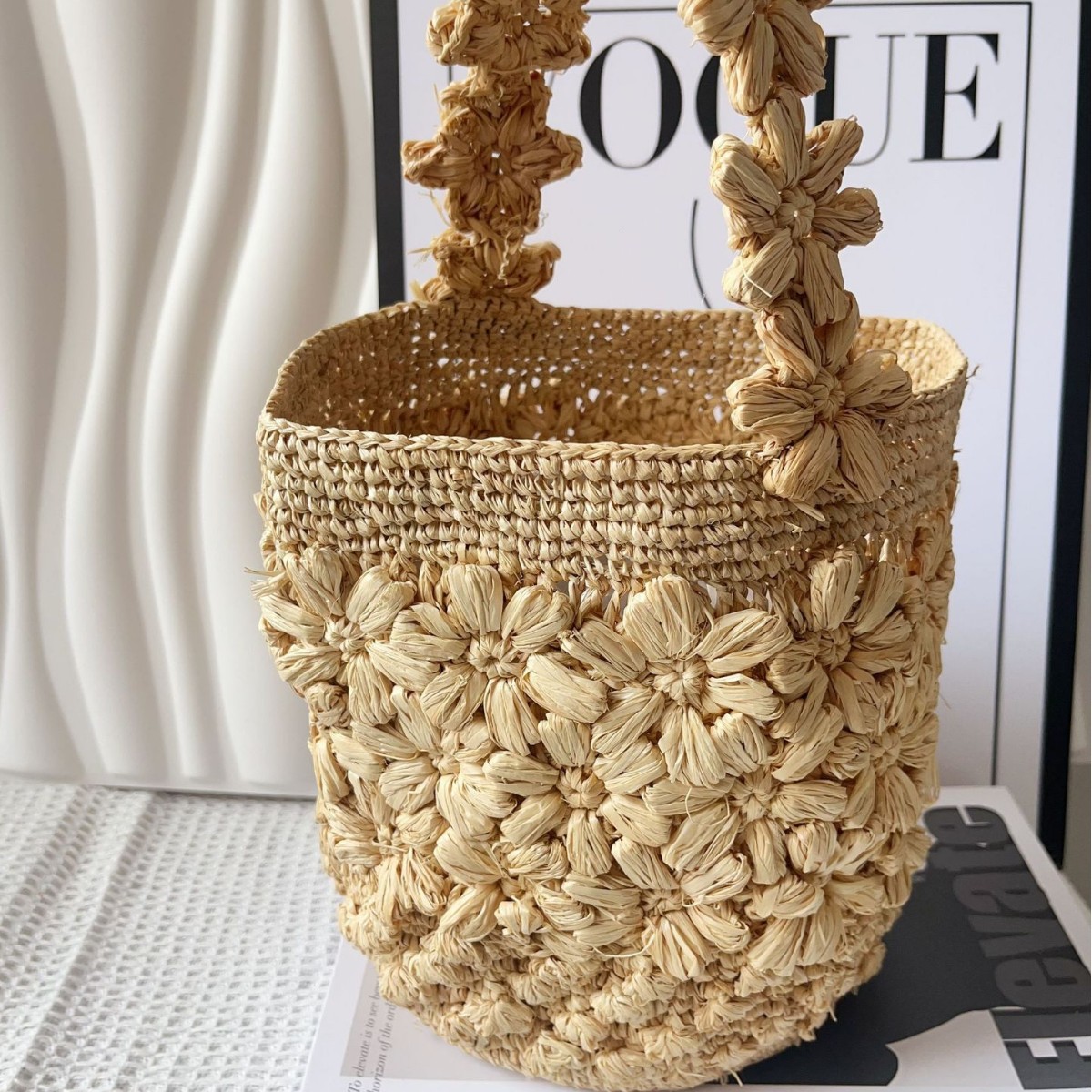 Bolsa de Palha Trançada de Ver - Women'S Raffia Bags avaliação e preço